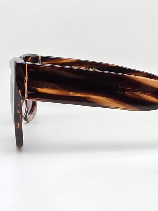 I-Sea Jolene Tiger Stripe Frame Polarized Brown Gradient Lens Cat Eye Sunglasses main image 15